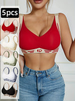 Lot de 5 soutiens-gorge sans couture