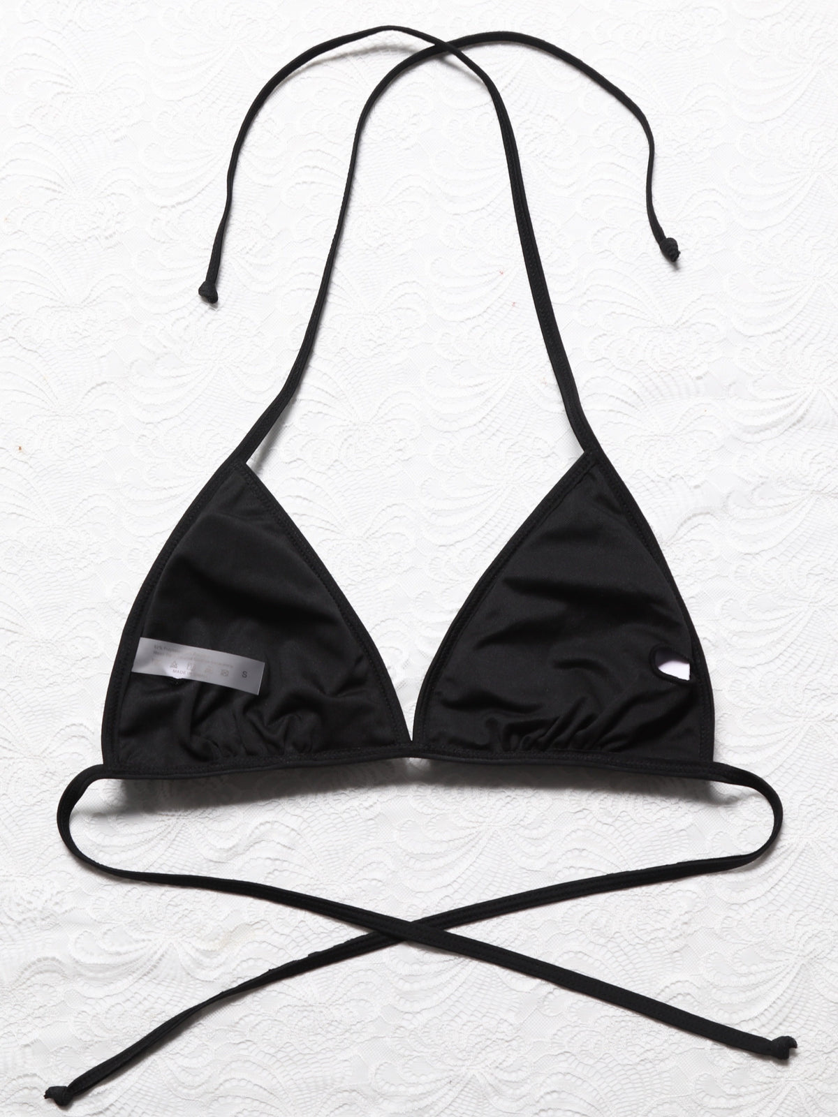Haut de maillot de bain femme argenté