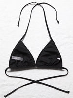 Haut de maillot de bain femme argenté