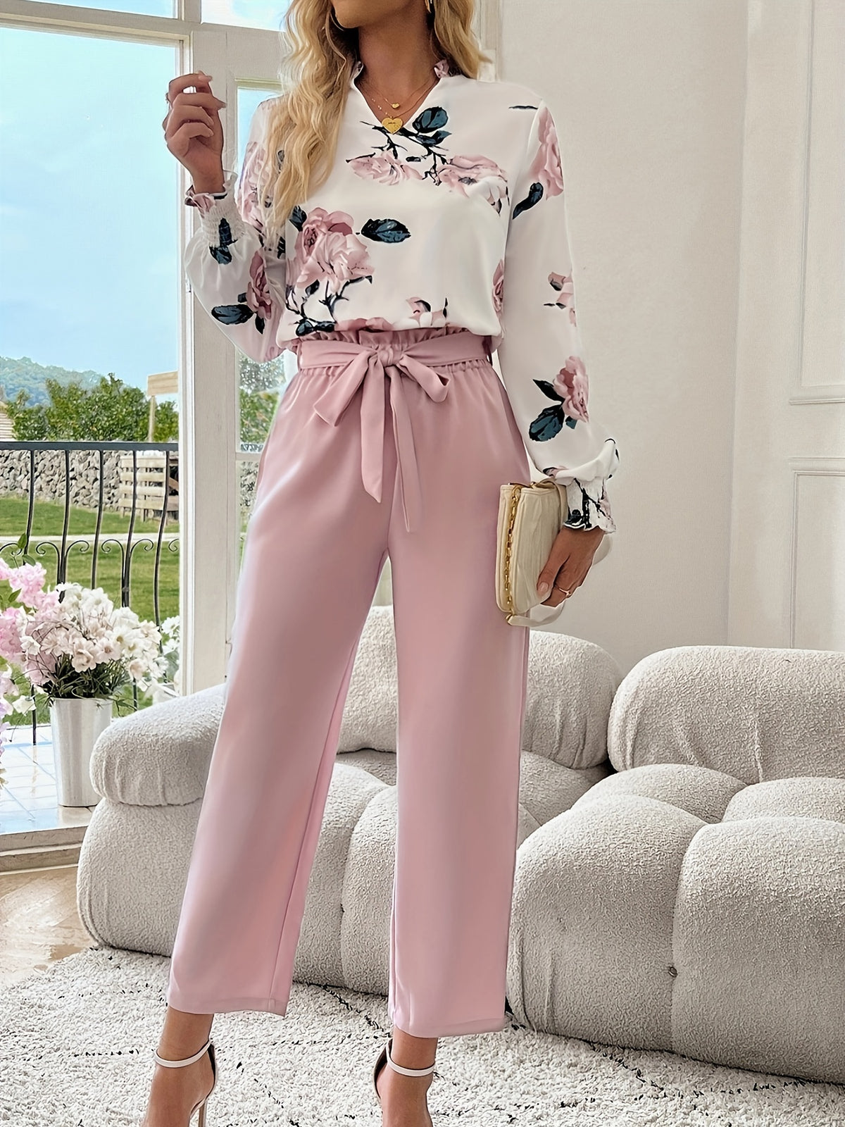 Ensemble haut & pantalon pour femme
