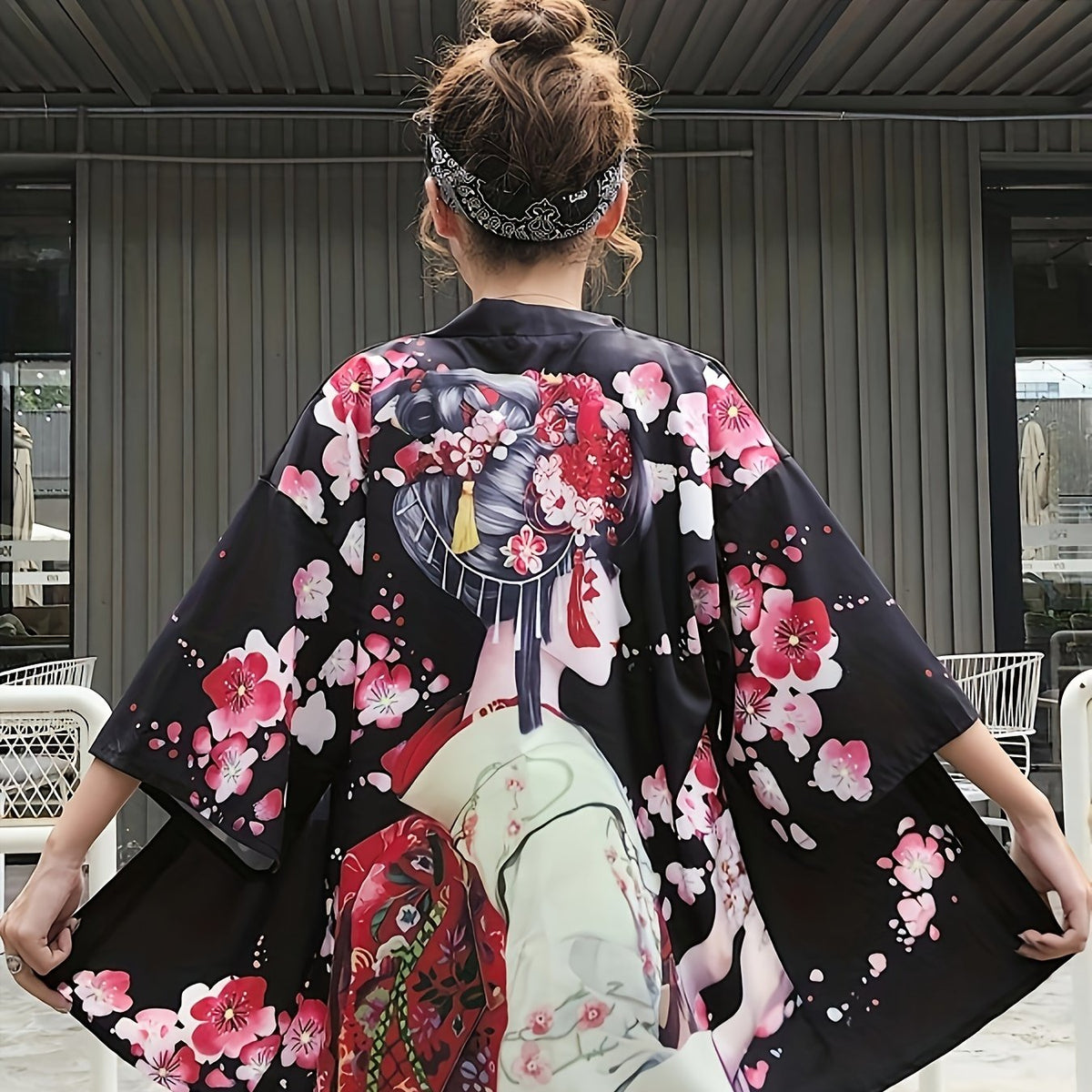 Kimono traditionnel japonais pour femme