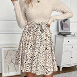Robe fleurie élégante à col montant #Monaco