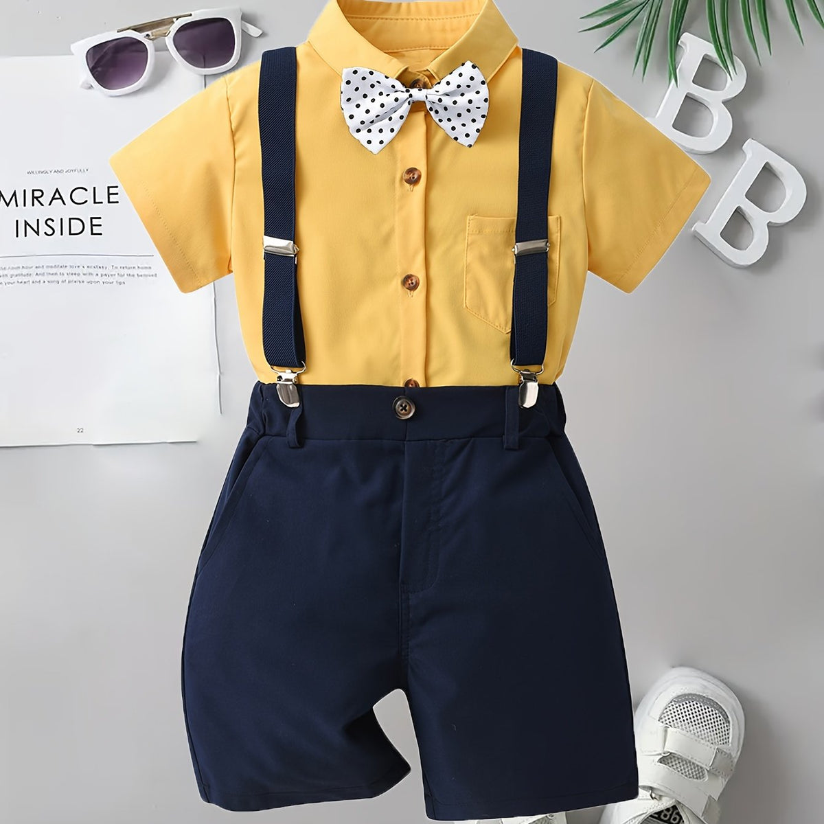 Tenue garçon élégante 4 pièces