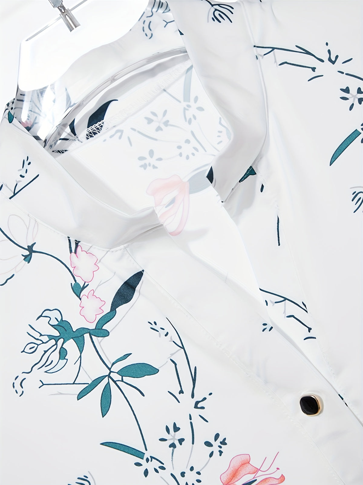Blouse à imprimé floral à manches longues pour femmes #Monaco