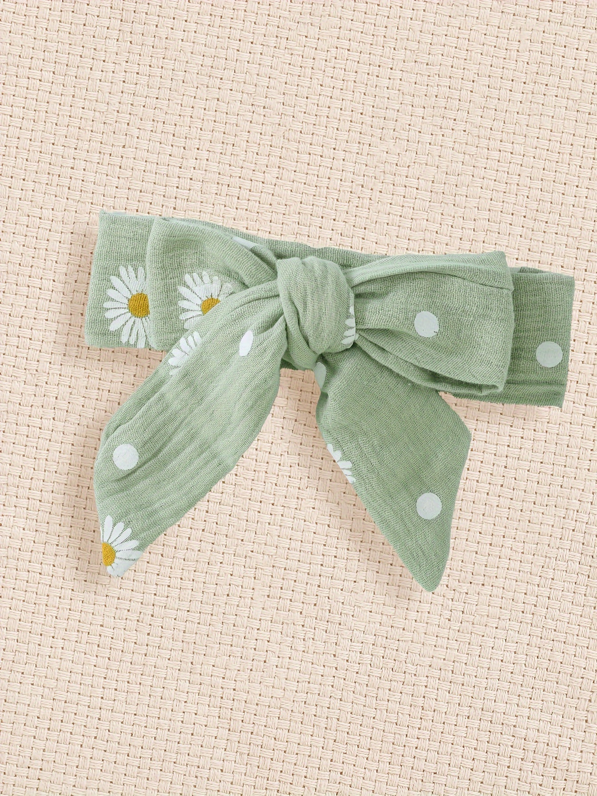 Ensemble fille vert & blanc
