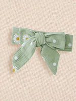Ensemble fille vert & blanc