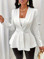 Blazer élégant à boutonnage simple#collection Paris 2025