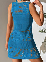 Robe tricotée décontractée à encolure V #collection MONACO 2025