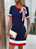 Robe élégante bicolore pour femme #Paris