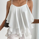 Blouse d’été à volants pour femme #Monaco