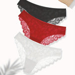 Lot de 3 culottes en dentelle