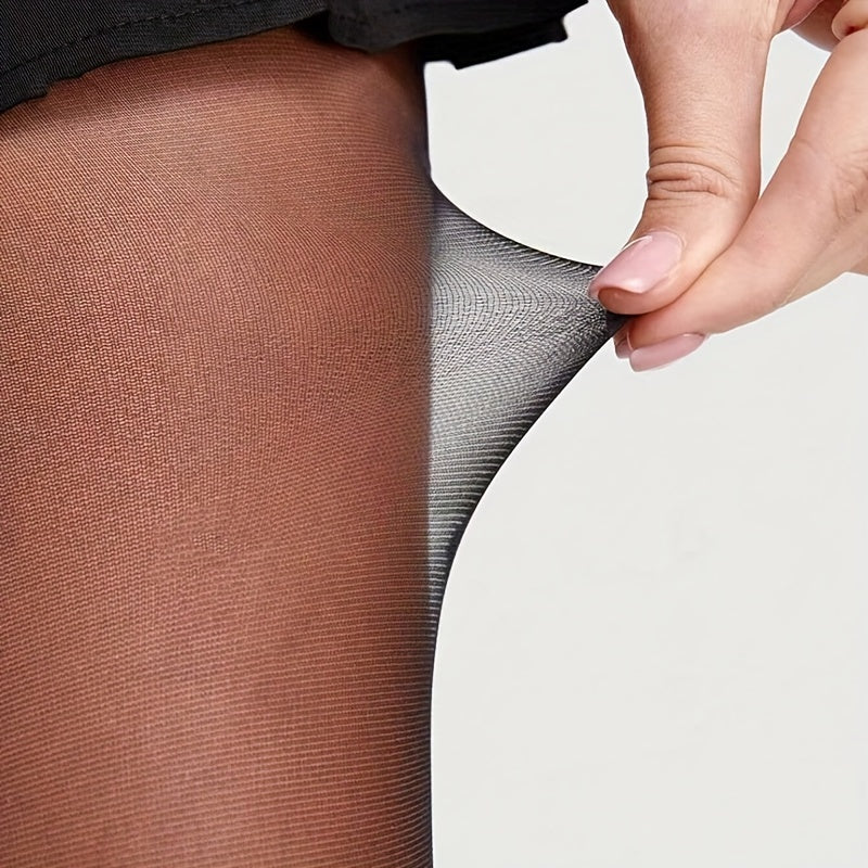 Lot de 3 collants transparents à motifs géométriques
