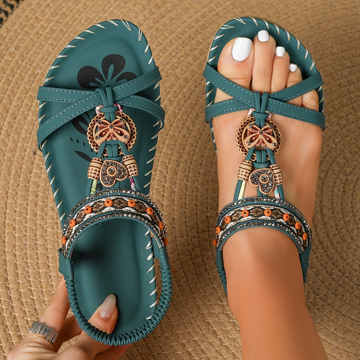 Sandales bohèmes élégantes
