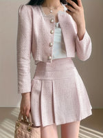 Ensemble deux pièces élégant avec veste courte #collection Alpe d'Huez