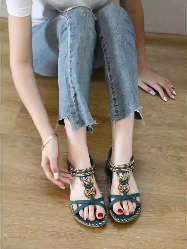 Sandales bohèmes élégantes