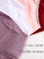 Lot de 4 culottes menstruelles – sexy, respirantes & anti-fuites