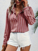 Chemise élégante à rayures pour femmes #Monaco