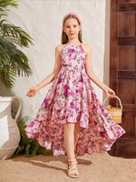 Robe imprimé floral pour fille & adolescente 