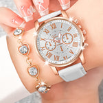 Ensemble montre et bracelet zircon pour femme + bracelet offert