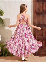Robe imprimé floral pour fille & adolescente 