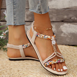 Sandales tressées pour femme