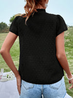 Blouse élégante à lacets pour femme #Paris