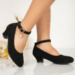 Escarpins princesses noirs avec perles