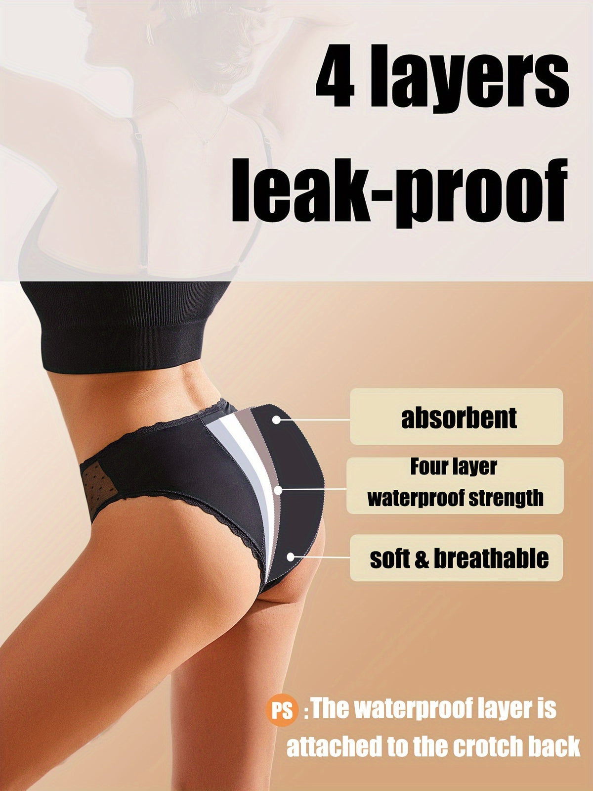 Culotte menstruelle hipster – protection ultra-absorbante 