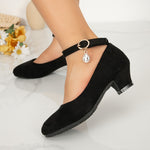 Escarpins princesses noirs avec perles