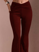 Elegant black flare pants