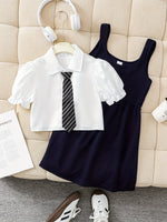 Costume preppy pour filles et adolescentes