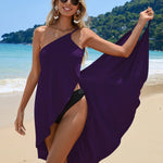 Robe de plage dos nu à bretelles spaghetti #collection MONACO 2025