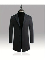 Manteau trench mi-long pour homme coupe slim #Bordeaux