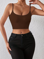 Crop top dos nu à bretelles fines #collection MONACO 2025