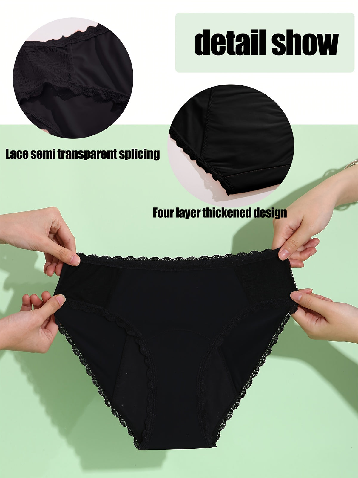 Culotte menstruelle hipster – protection ultra-absorbante 