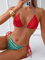Maillot de bain 2 pièces sexy pastèque
