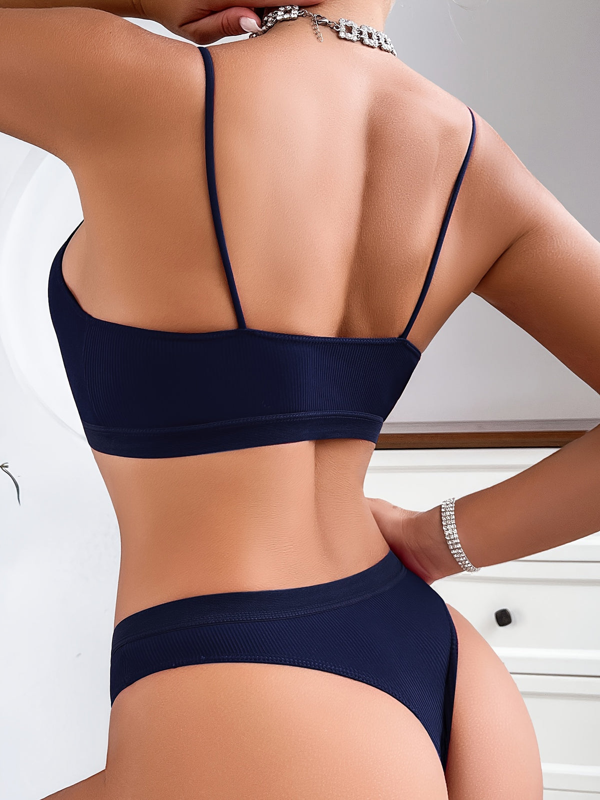 Ensemble lingerie côte élégant