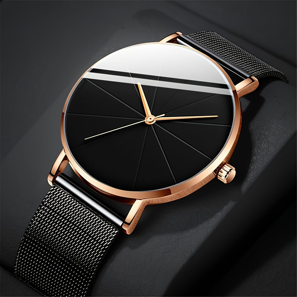 Ensemble montre et bijoux au style décontracté