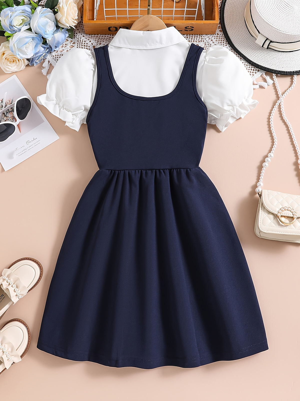 Costume preppy pour filles et adolescentes