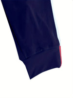 ensemble décontracté à capuche zippée pour femme avec motif rayé