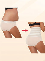 Culotte gainante noir taille haute – effet ventre plat