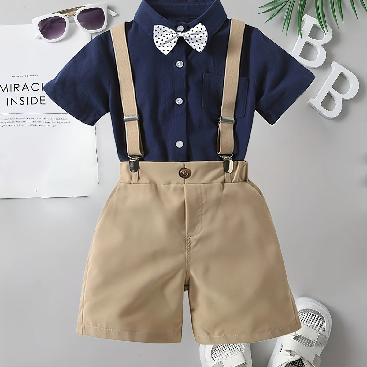 Tenue garçon élégante 4 pièces
