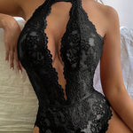 Body en dentelle florale