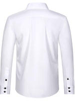 Chemise habillée homme manches longues #Bordeaux