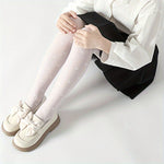 Pack of 3 Girls Heart Pattern Fishnet Tights